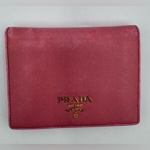 Prada Pink Women's Wallet | Fair Condition